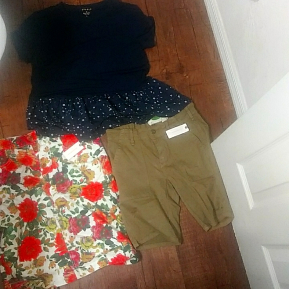 Anthropologie Skirt & Shorts & Kate Spade Top